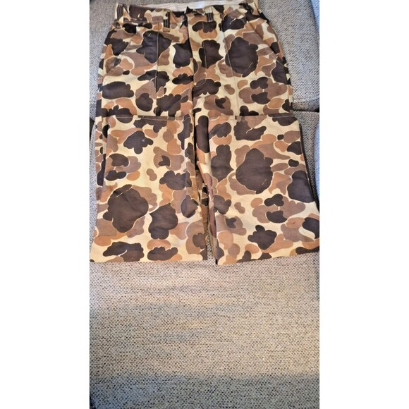 Vintage Cabela’s Frogskin Camo Waterproof Goretex Hunting Pants Men’s 32x29 - Picture 2 of 6